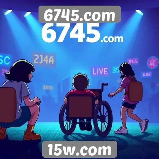 Acessibilidade e experiência de usuário no 6745.com