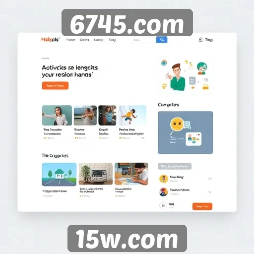 Mudanças na interface do usuário do 6745.com